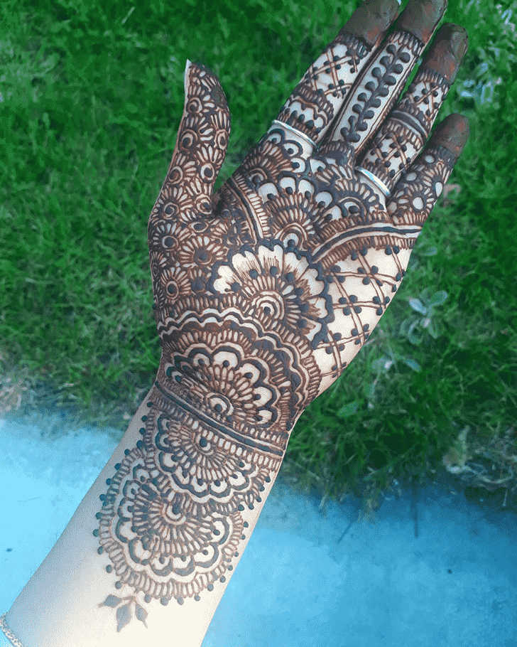 Superb Full Hand Henna Design