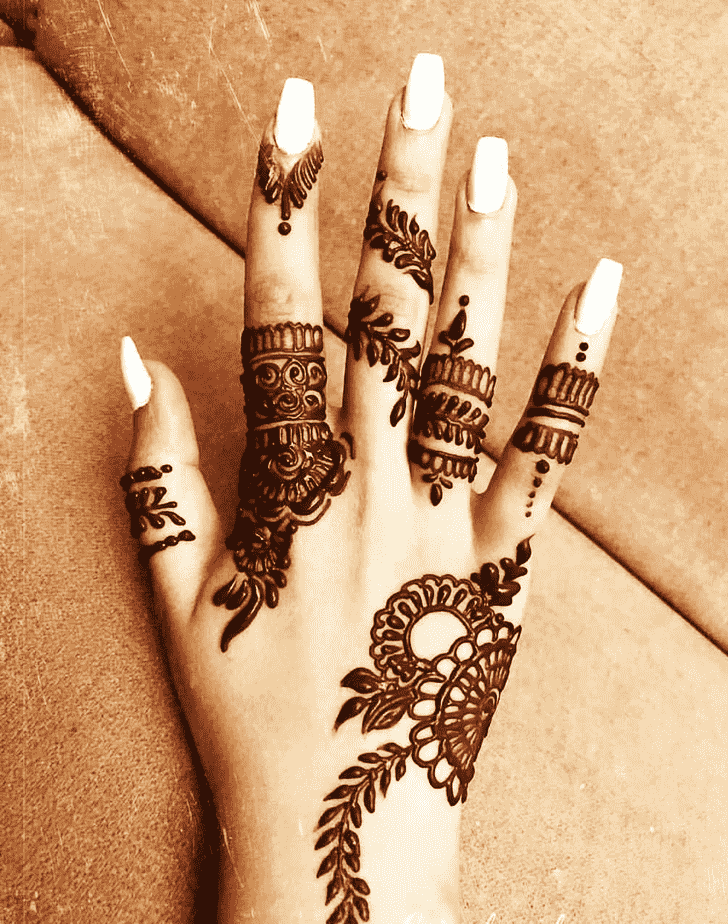 Angelic Gandhinagar Henna Design