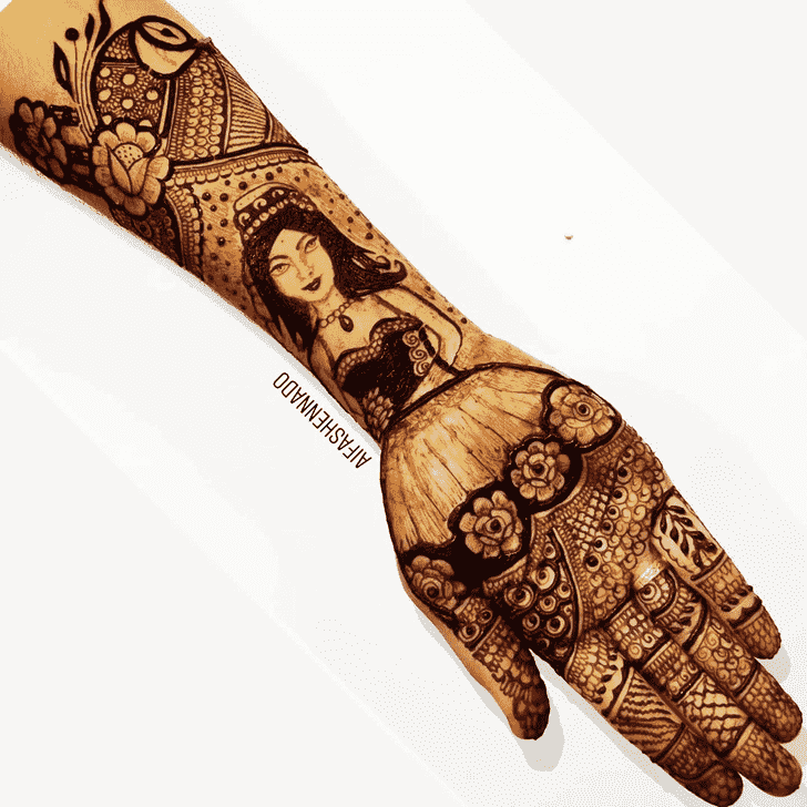 Elegant Gandhinagar Henna Design