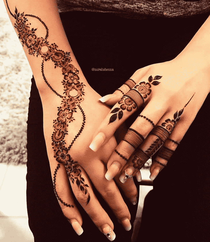 Pretty Gandhinagar Henna Design