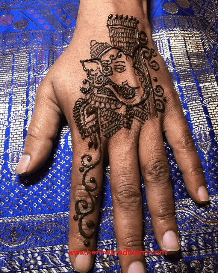 Ganesh Chaturthi Henna Design