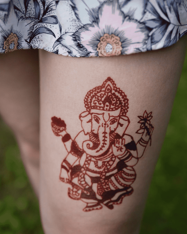 Resplendent Ganesh Chaturthi Henna Design