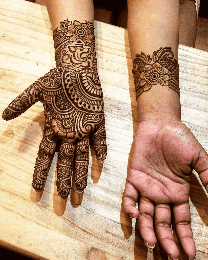 Magnificent Ganesh Henna Design