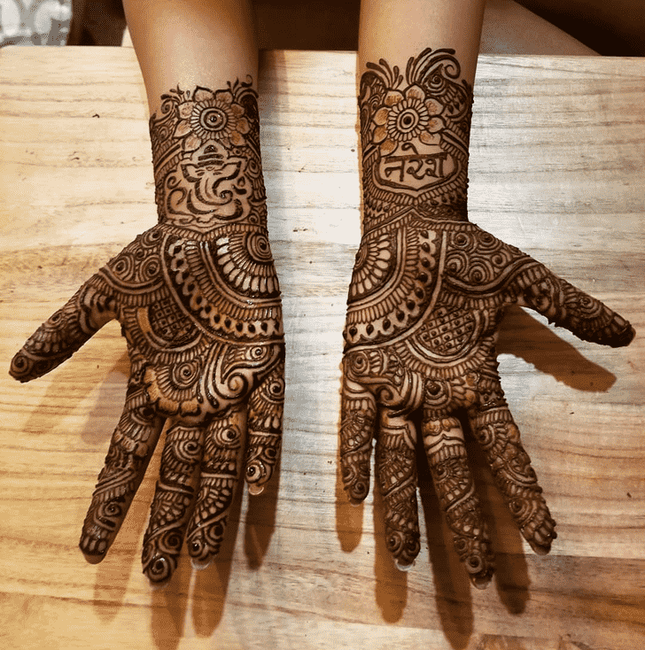 Marvelous Ganesh Henna Design