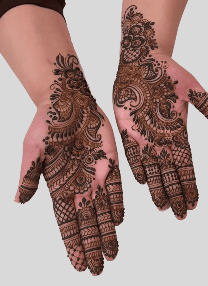 Angelic Ganga Dussehral Henna Design