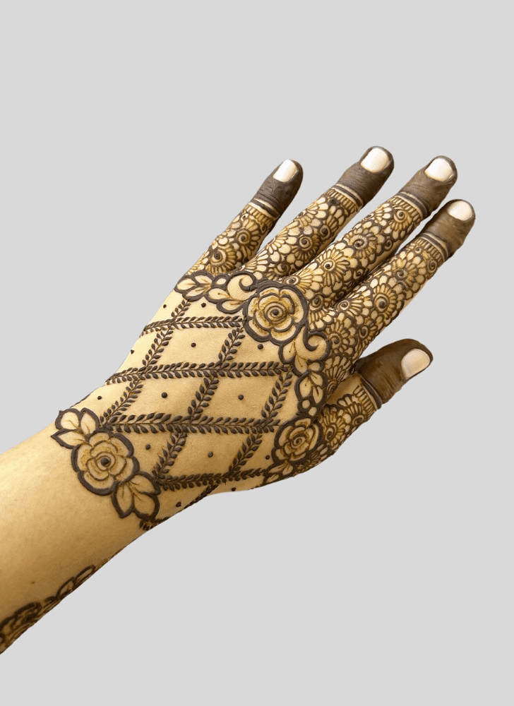 Fine Ganga Dussehral Henna Design
