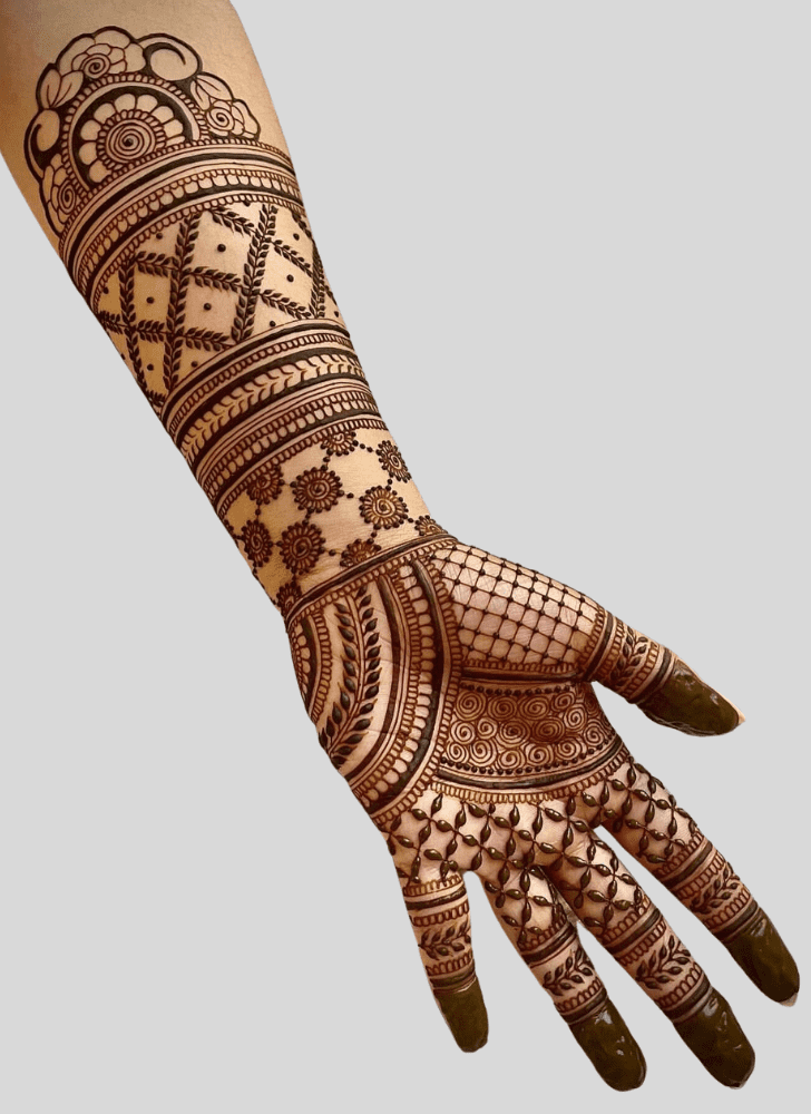 Magnetic Ganga Dussehral Henna Design