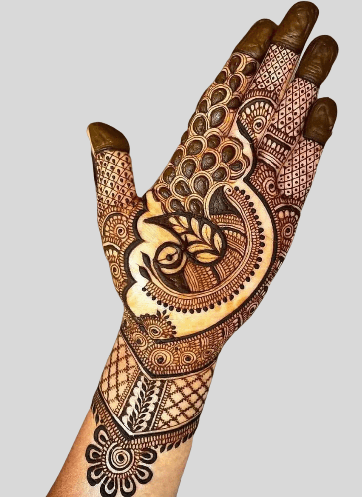 Magnificent Ganga Dussehral Henna Design