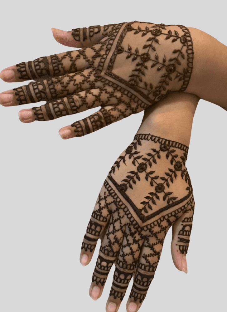 Mesmeric Ganga Dussehral Henna Design