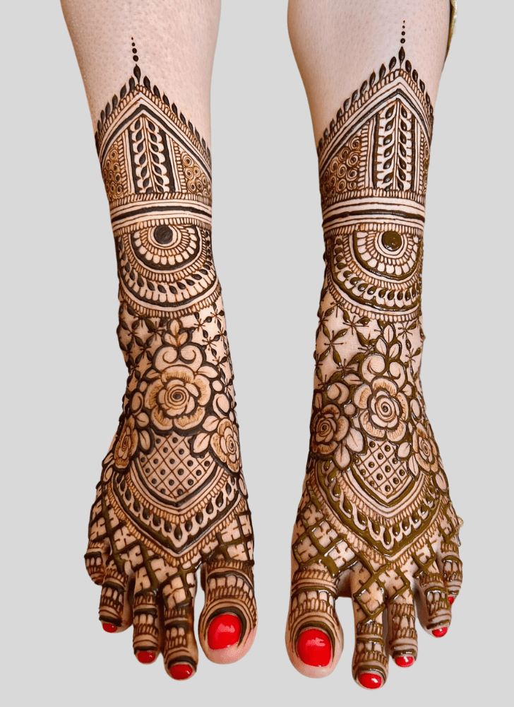 Nice Ganga Dussehral Henna Design
