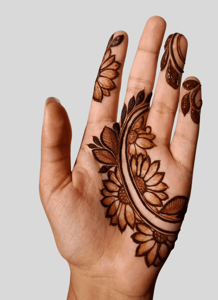 Adorable Gangaur Henna Design