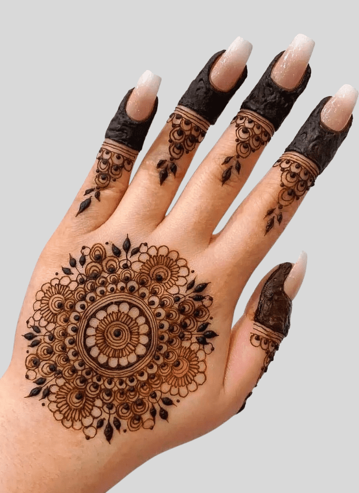 Fair Gangaur Henna Design