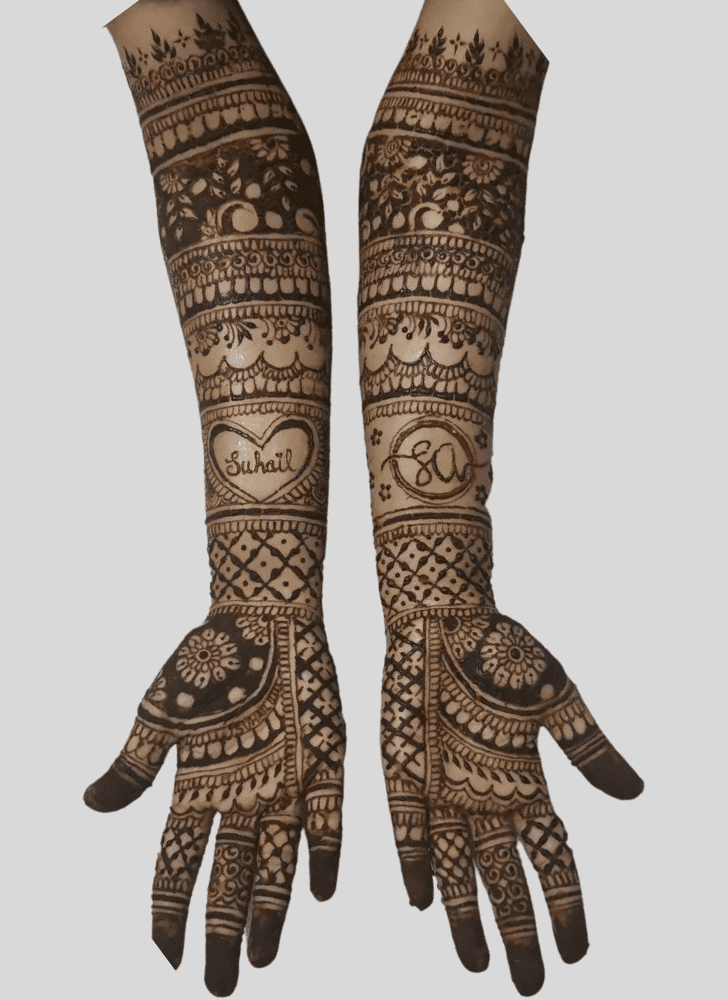 Fetching Gangaur Henna Design