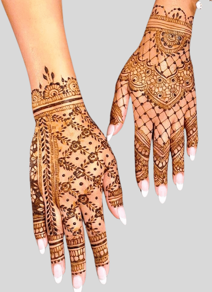 Good Looking Gangaur Henna Design
