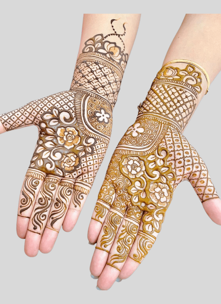 Awesome Gangaur Henna Design