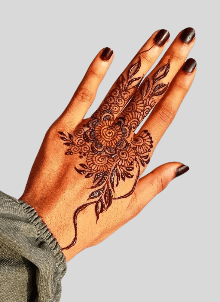 Magnificent Gangaur Henna Design