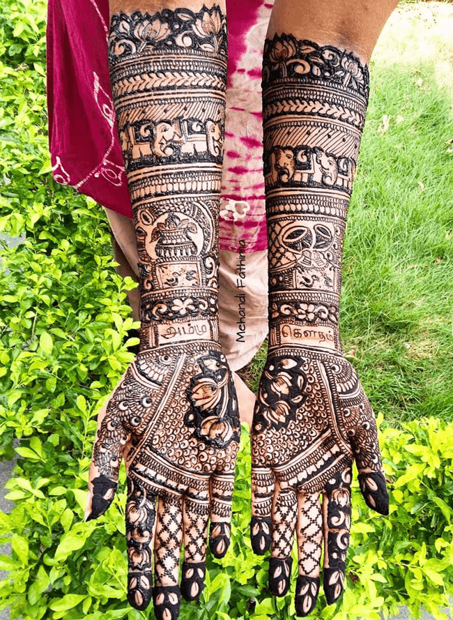Classy Gangtok Henna Design