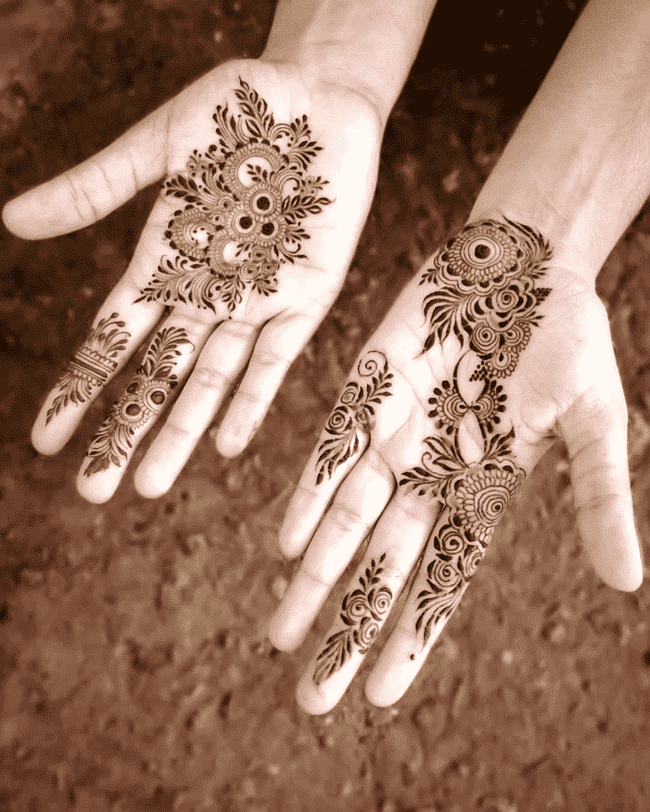 Graceful Gangtok Henna Design