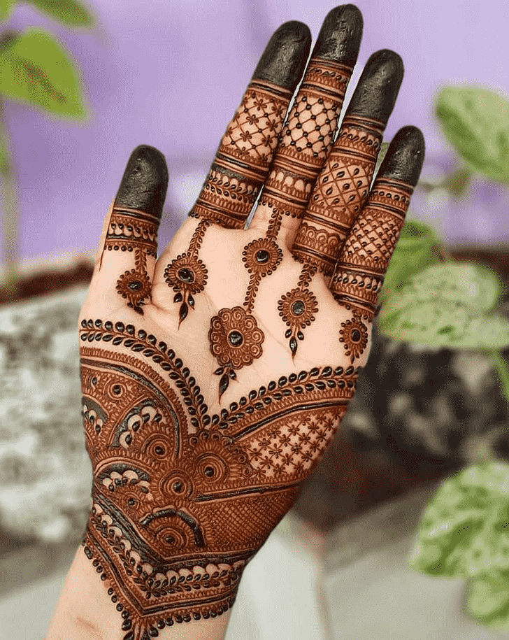 Stunning Gazipur Henna Design