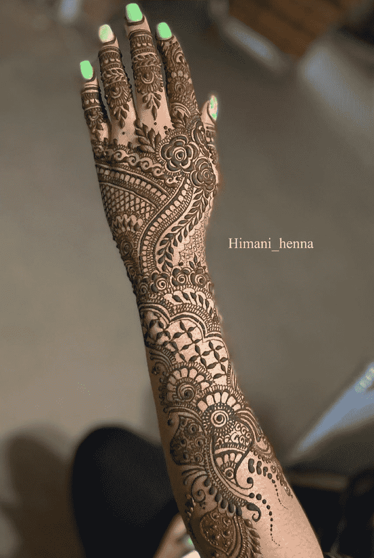 Pretty Ghaziabad Henna Design