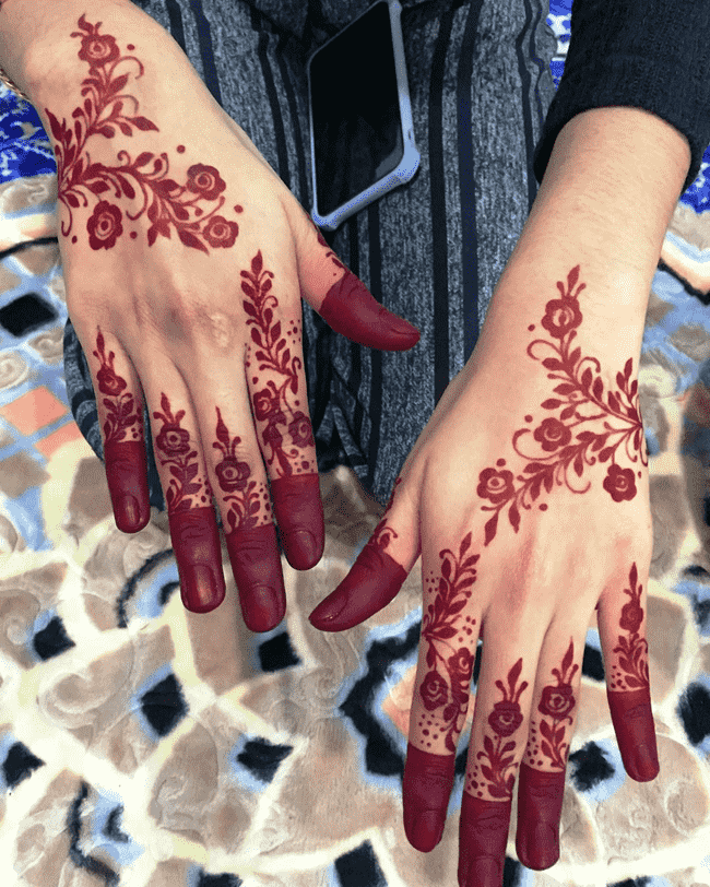 Bewitching Ghazni Henna Design