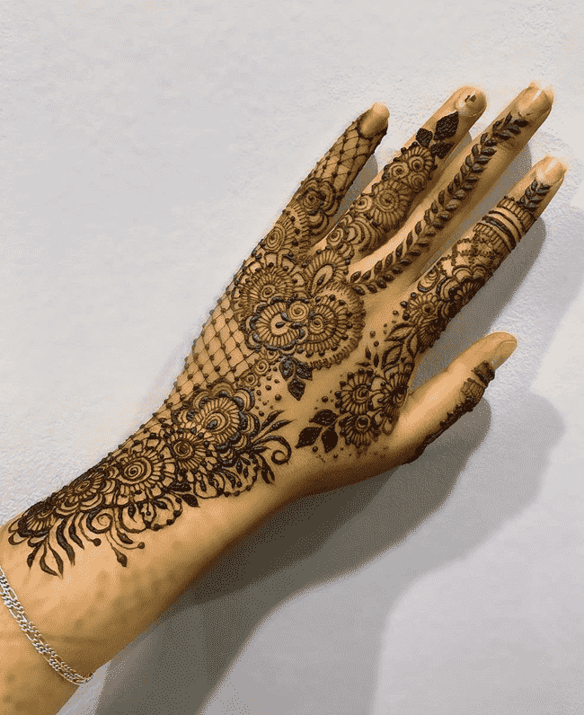 Arm Ghazni Henna Design