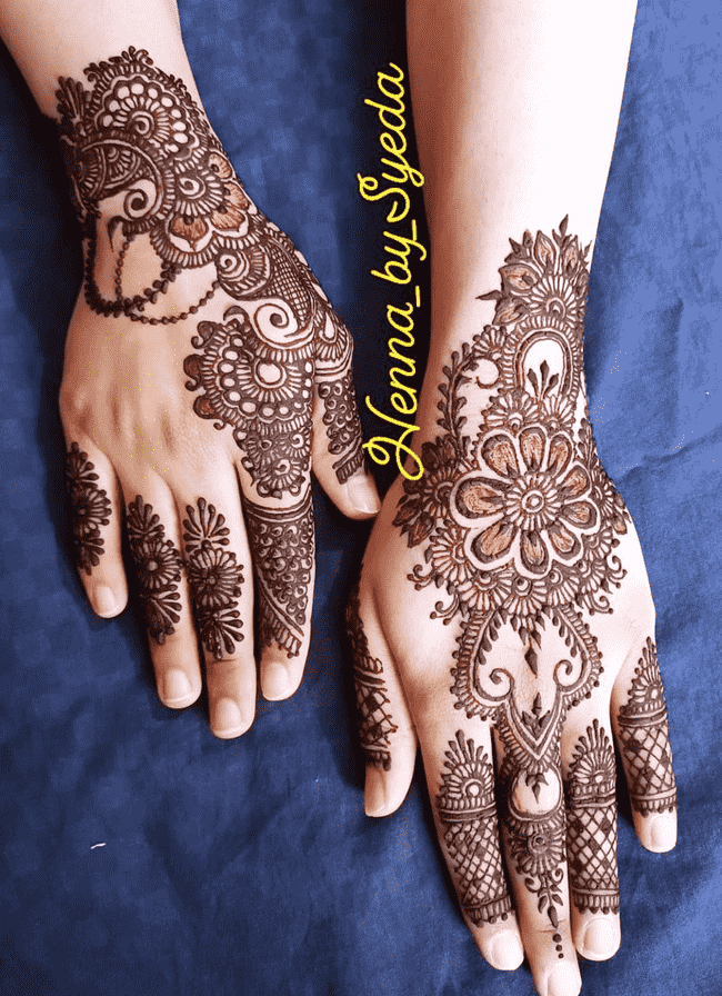 Enticing Ghazni Henna Design