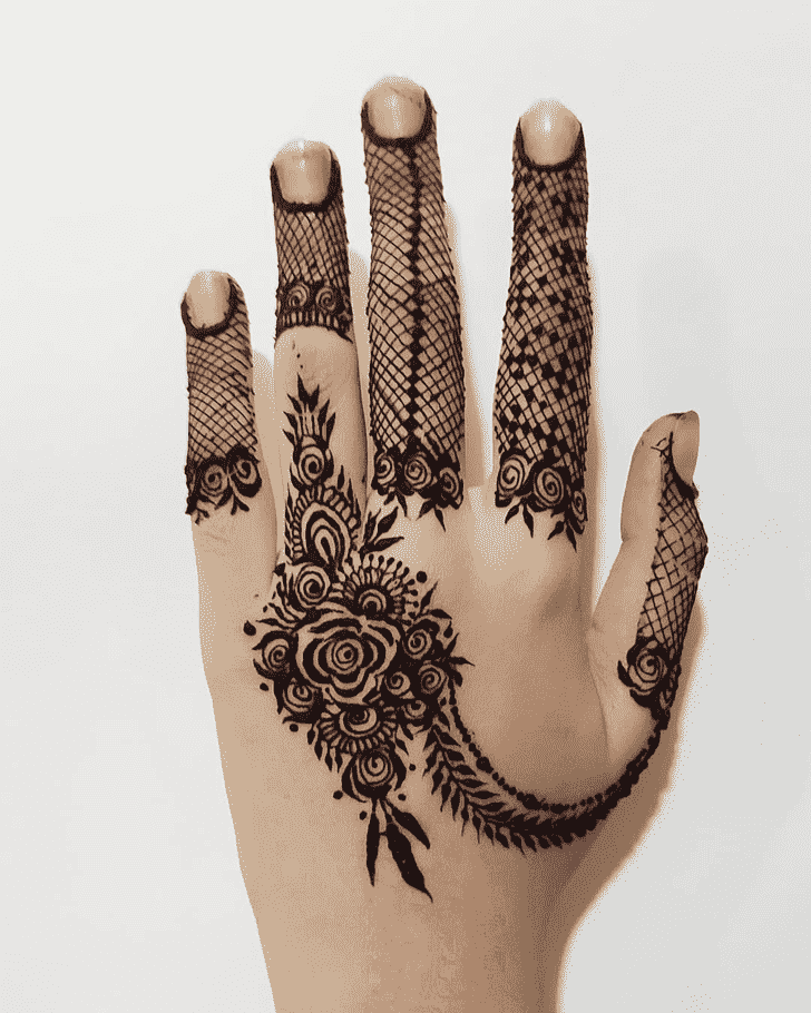 Captivating Girls Henna Design