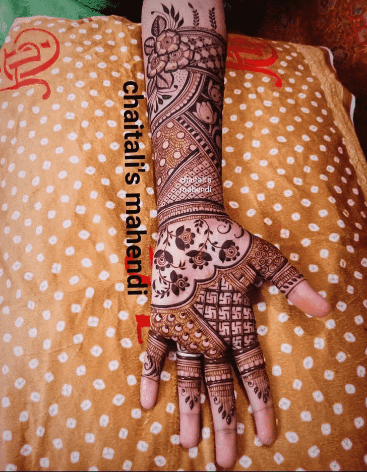 Arm Girls Henna Design