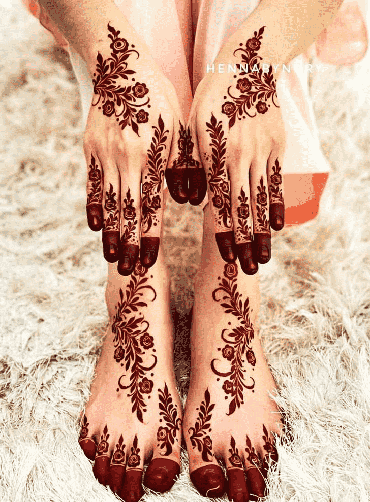 Charming Goa Henna Design
