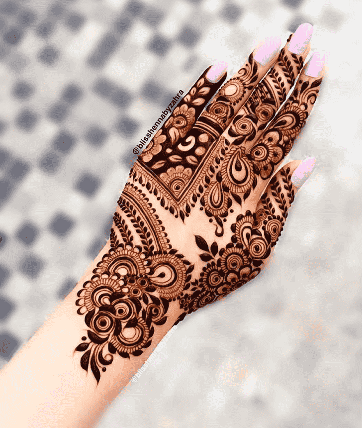 Elegant Goa Henna Design