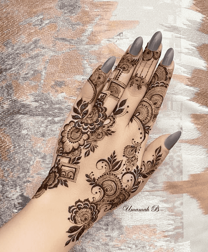 Graceful Goa Henna Design