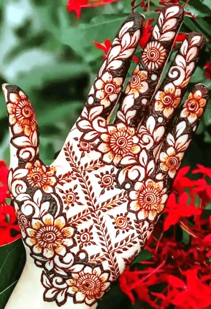 Splendid Graceful Henna Design