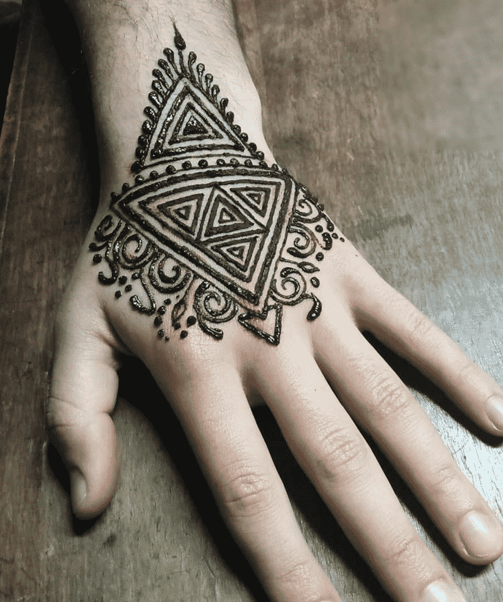 Bewitching Groom Henna Design