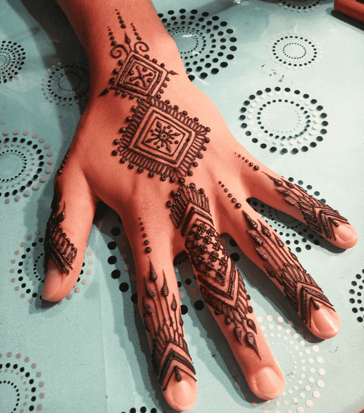 Captivating Groom Henna Design