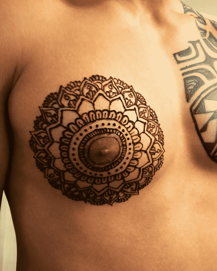Fair Groom Henna Design