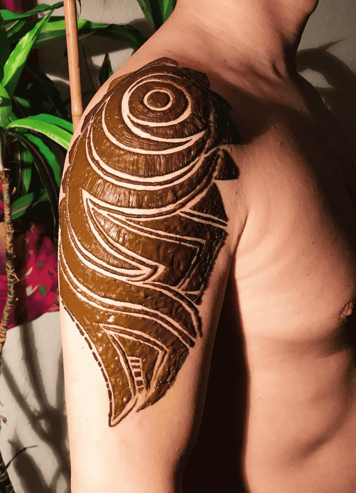 Awesome Groom Henna Design
