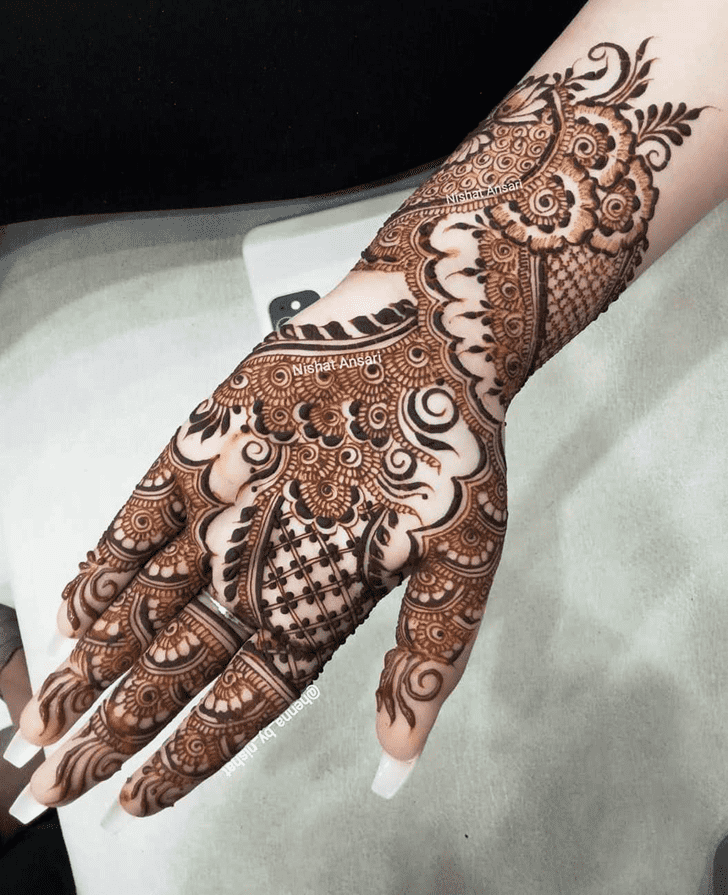 Classy Gujarati Henna Design