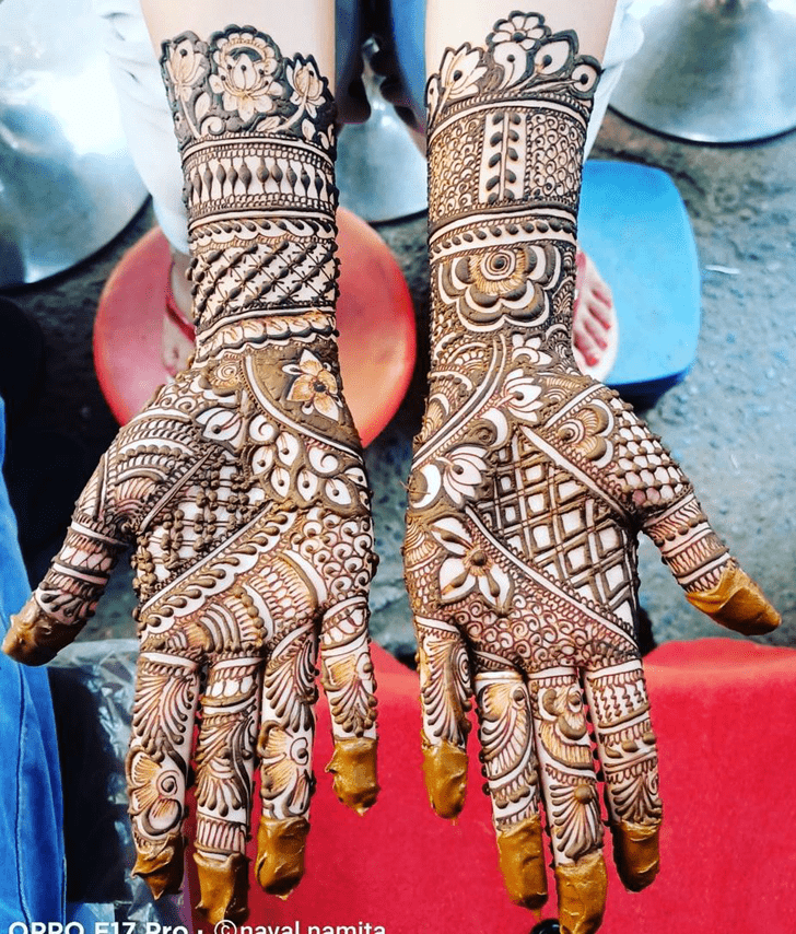 Ideal Gujarati Henna Design