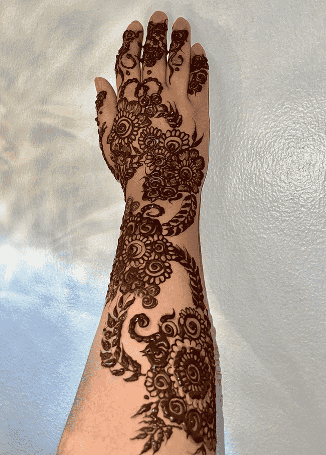 Exquisite Gurgaon Henna Design