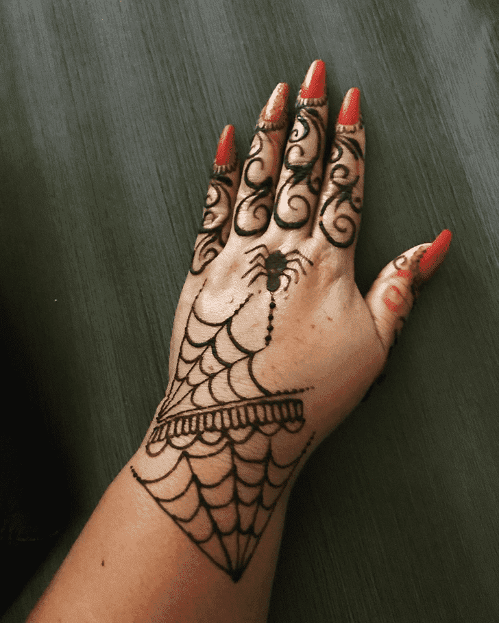 Fetching Halloween Henna Design