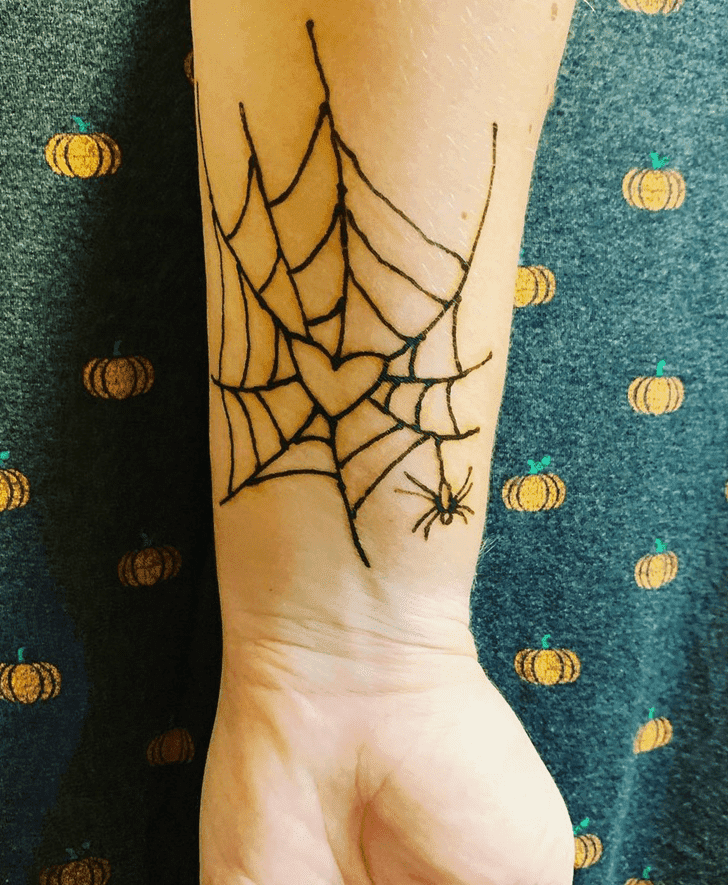 Magnificent Halloween Henna Design