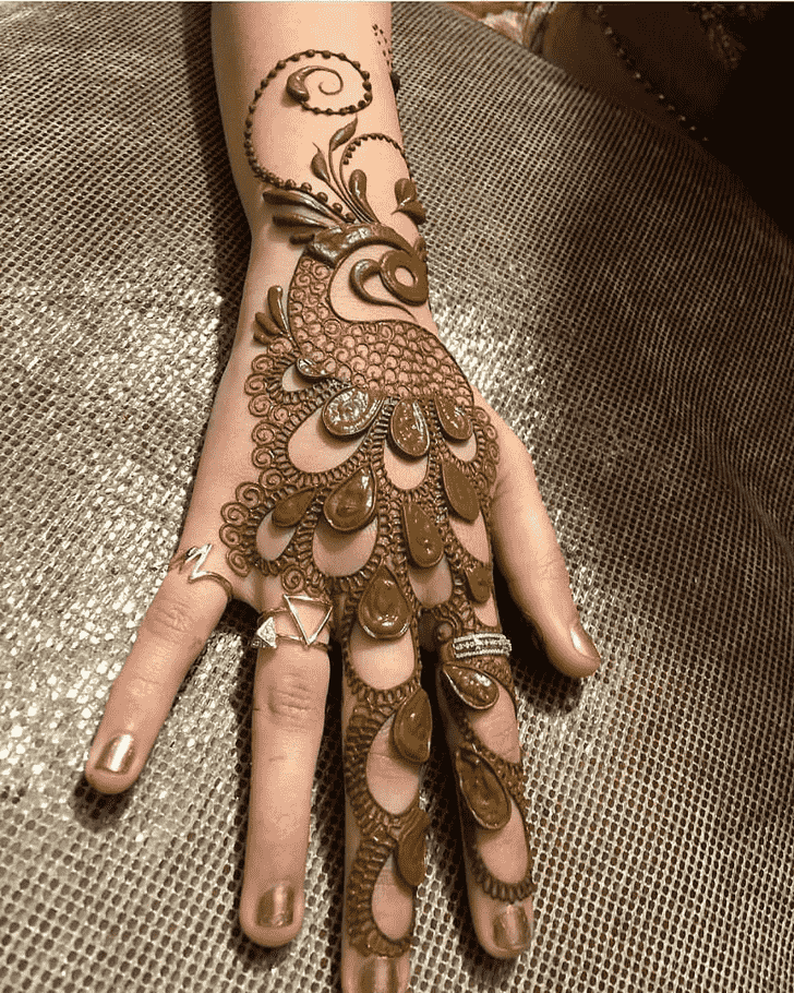 Adorable Hand Henna Design