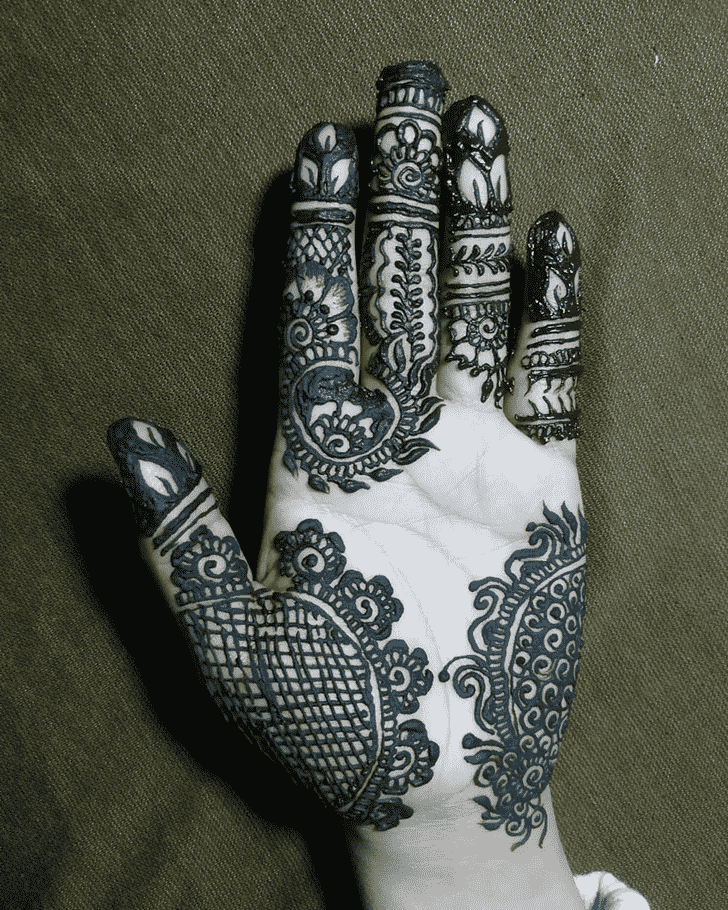 Angelic Hand Henna Design