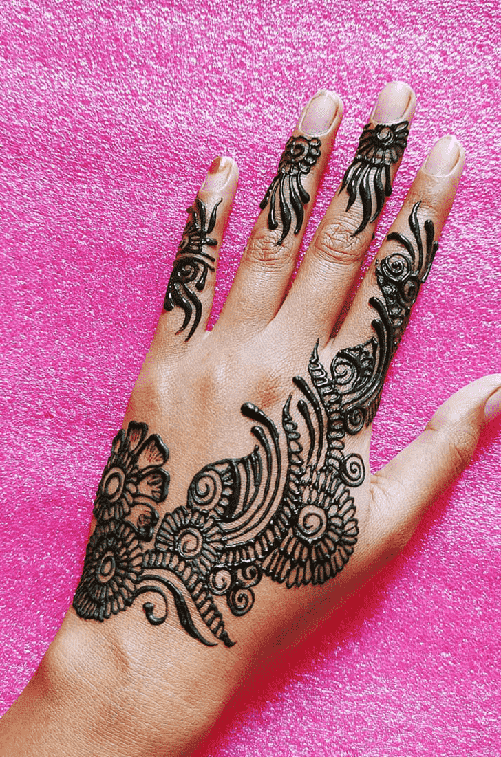 Cute Hand Henna Design