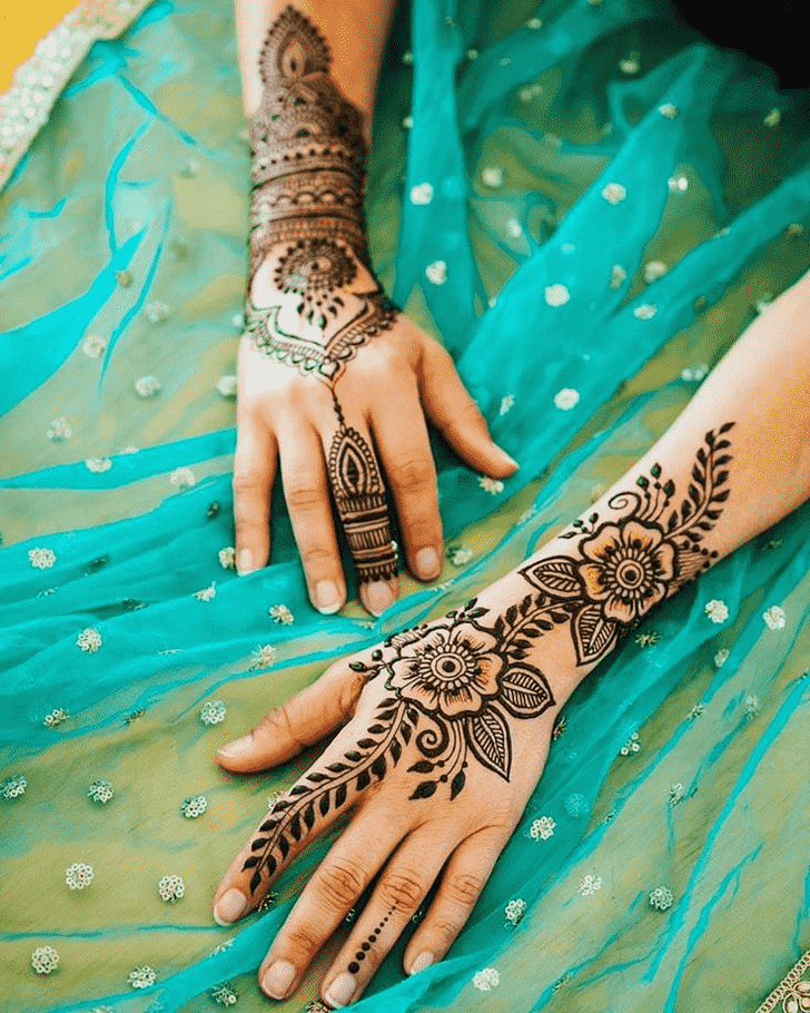 Ideal Hand Henna Design
