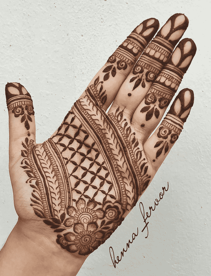 Magnificent Hand Henna Design