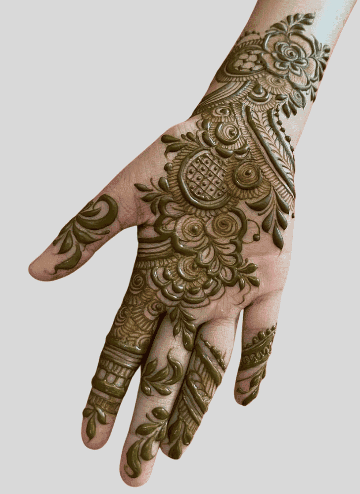 Elegant Hariyali Teej 2023 Henna Design