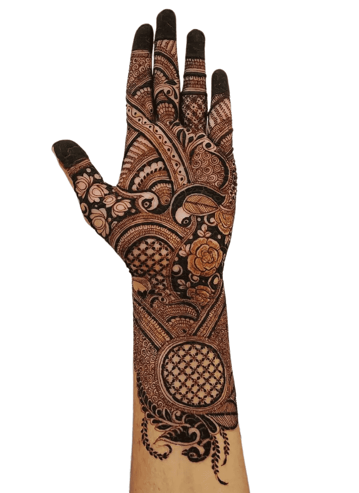 Graceful Hariyali Teej 2023 Henna Design