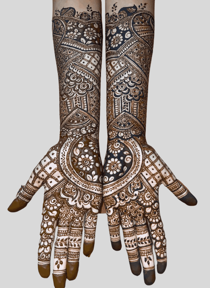 Slightly Hariyali Teej 2023 Henna Design